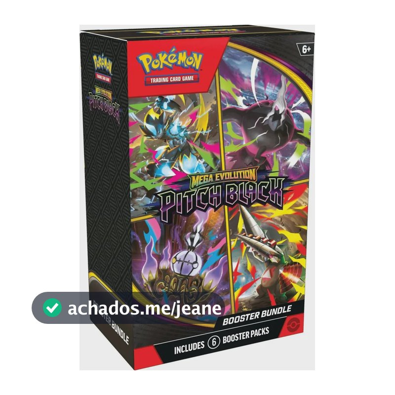 Booster Bundle Pokémon Pitch Black Tcg Em Inglês Me05