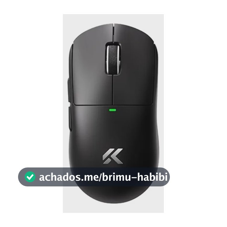 Mouse Gamer Mchose A5 V3 Ultra Sem Fio Paw3395 26k Dpi Preto