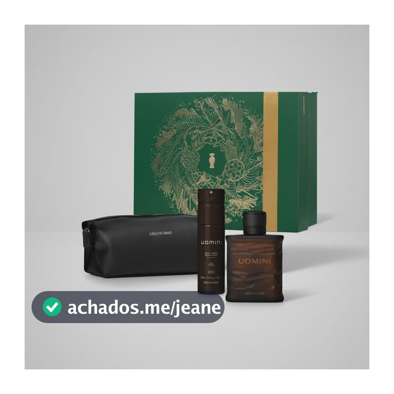 Kit Presente Natal Pais Boticário Uomini