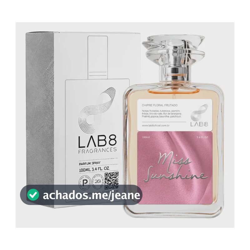 Perfume Feminino Lab 8 - Miss Sunshine 100ml