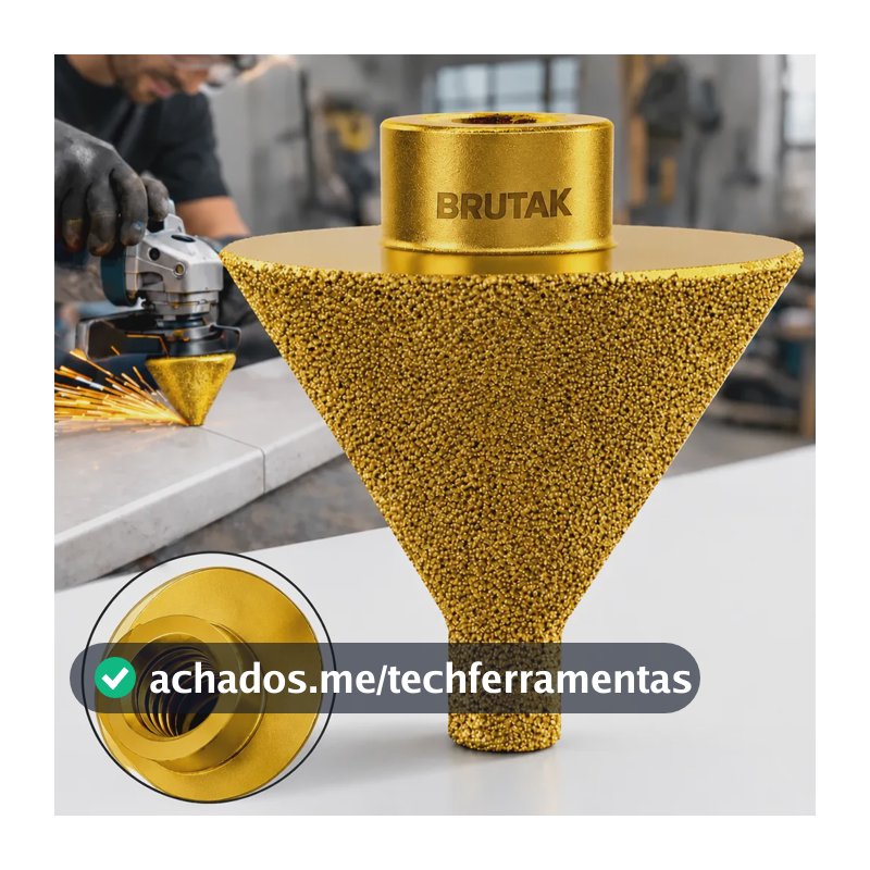 Broca Chanfro Diamantada M14 50mm Esmerilhadeira Lixadeira