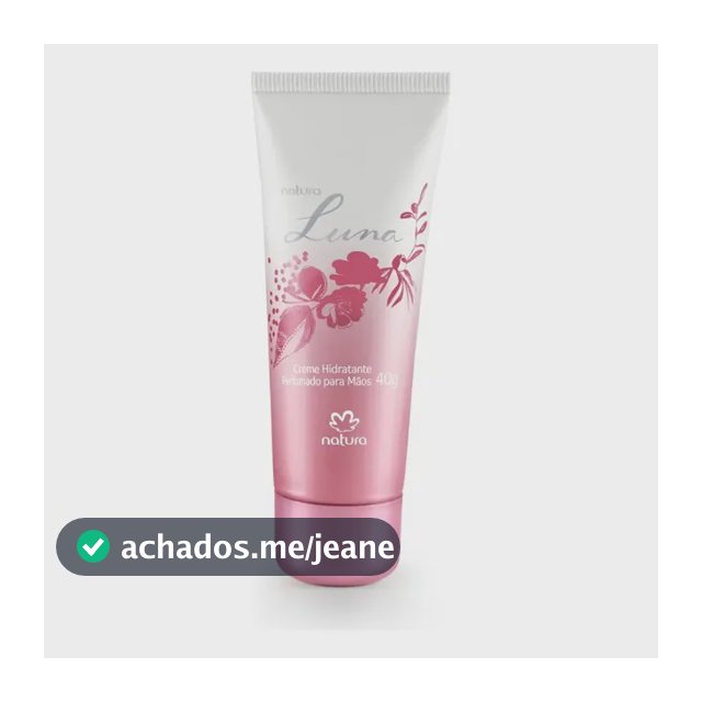 Creme Hidratante Natura Luna Clássico Perfumado 40g