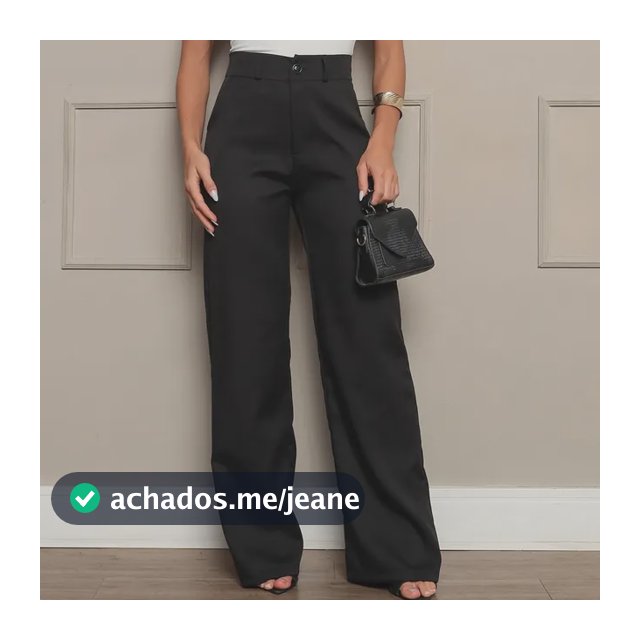 Calça Pantalona Alfaiataria Premium Wide Leg Elegante