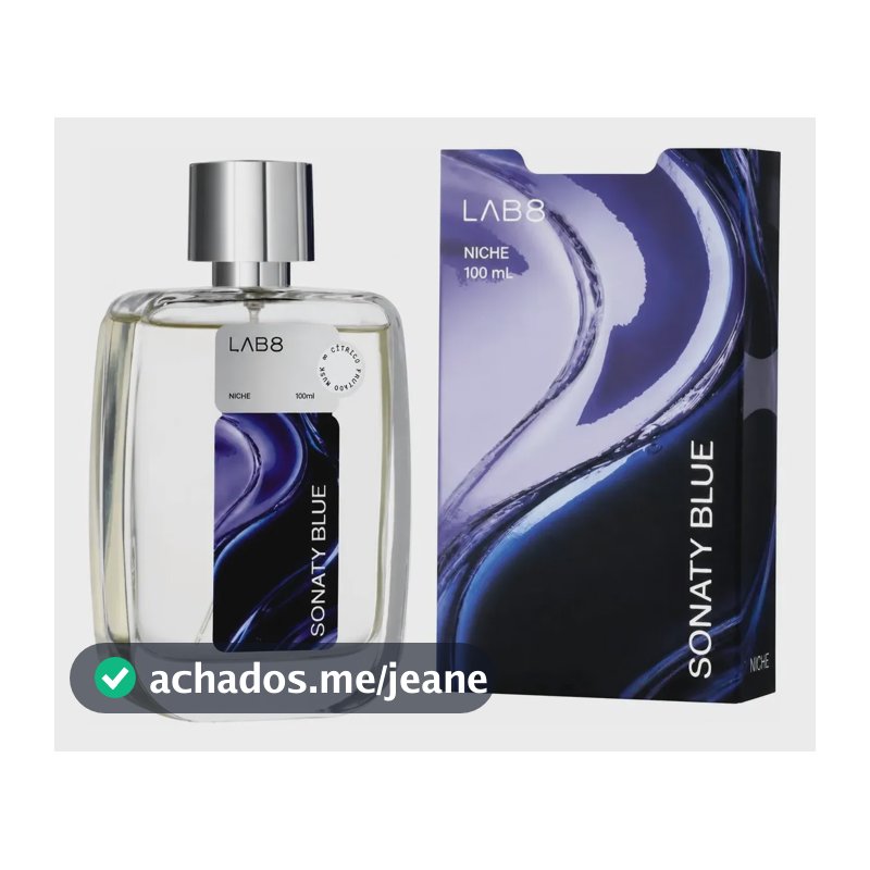 Perfume Unissex Sonaty Blue 100 Ml - Lab 8 Niche