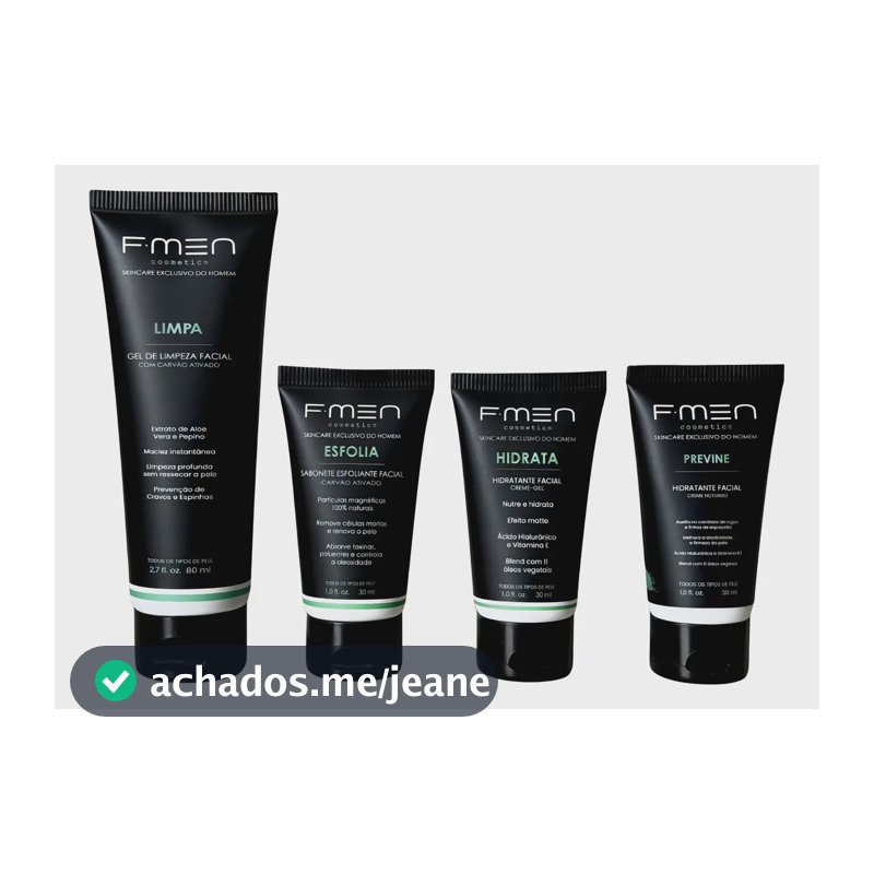Kit Skincare Masculino - Essential Care Fmen