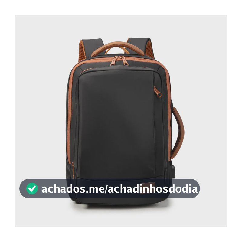 Mochila para Notebook Impermeável e Reforçada com Entrada USB – 25 a 40L, Masculina e Feminina