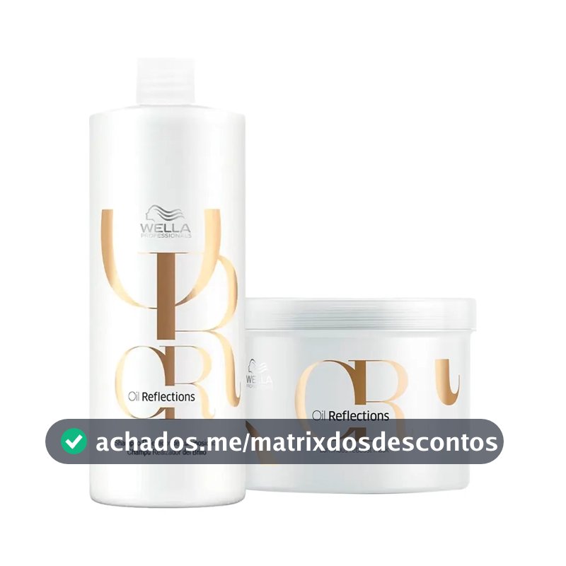 Kit Wella Professionals Oil Reflections Shampoo E Máscara