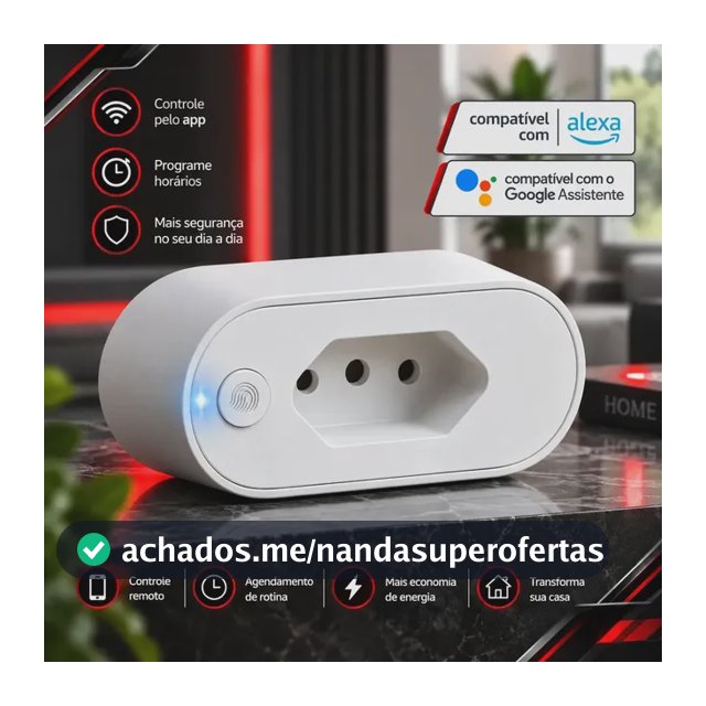 Tomada Inteligente Compatível Com Alexa Google Home Tuya Smart Life Wi-fi Bivolt Com Monitor De Consumo Automação Residencial Smart Plug 110V 220V Bivolt