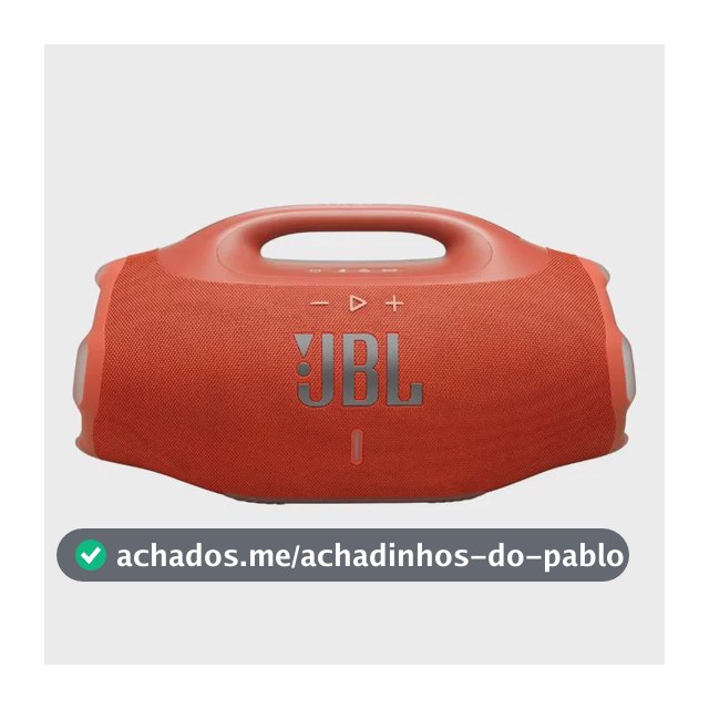 Jbl Boombox 4 Caixa De Som Bluetooth Ip68 34h Playtime Laranja 127/220v
