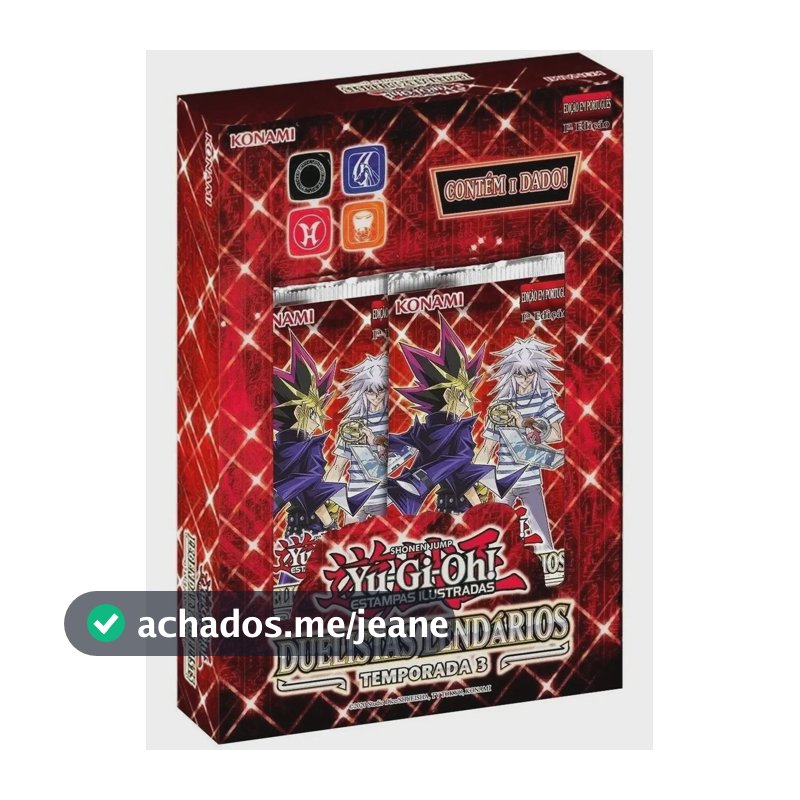 Jogo de cartas colecionáveis Box - Duelistas Lendários: Temporada 3 - Yugioh, Konami