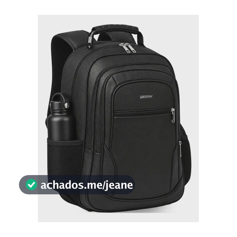 Mochila Masculina Grande Notebook Impermeável Reforçada Woosh