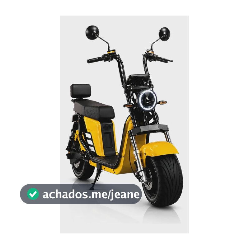 Scooter Elétrica X13 1000w 60v 20ah Sem Cnh Amarelo 10 Amarelo 10