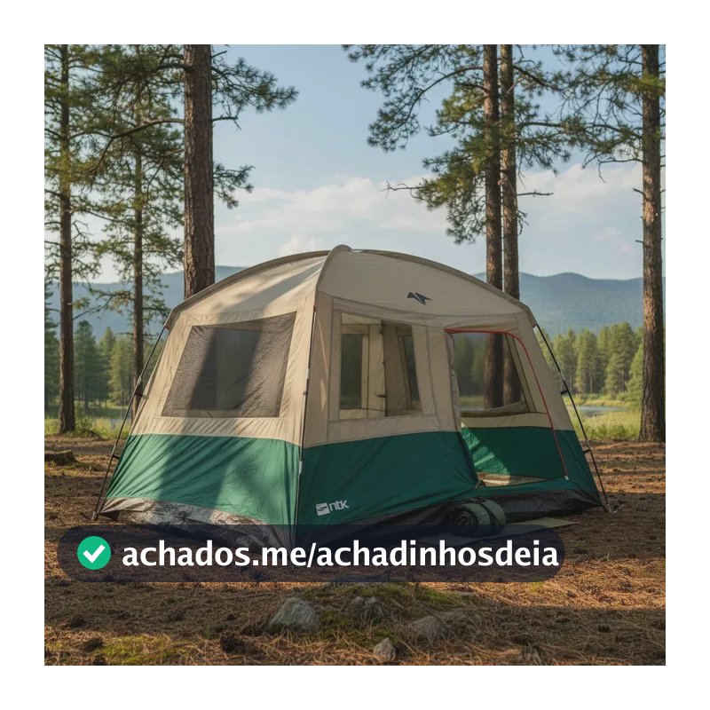 Barraca De Camping Grande Até 9 Pessoas Impermeável Com Coluna Dágua De 800 Mm Tamanho Família