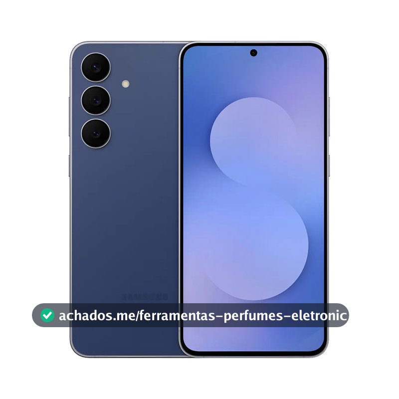 Celular Samsung Galaxy S25 Fe 5g, 256gb, 8gb Ram, Câmera Tripla De 50+12+8, Tela Grande De 6.7 Azul Marinho