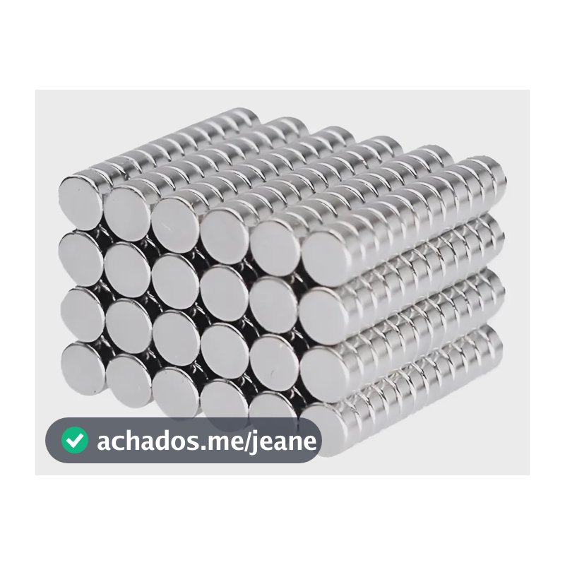 500pcs. Imã De Neodímio 5x1 Redondo Pequeno 5mm X 1mm N35 Neoimã