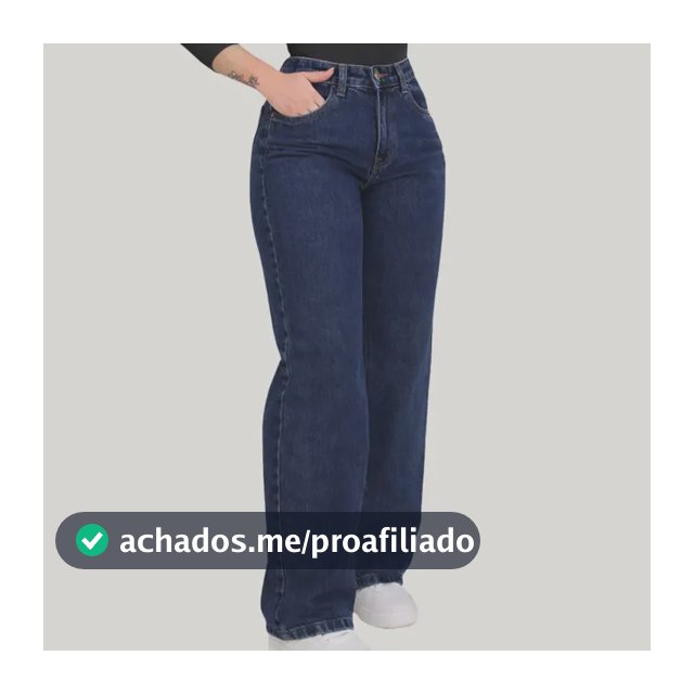Calça  Wide Leg Juvenil Calca Jeans Feminina  Pantalona