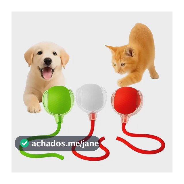 Bola Elétrica Interativa Brinquedo Inteligente Gato Cachorro Sortidos