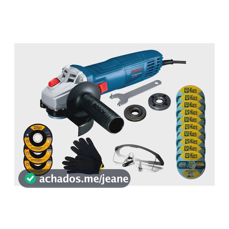Esmerilhadeira Angular 710w Gws700 Bosch + Kit Discos Azul 50/60hz