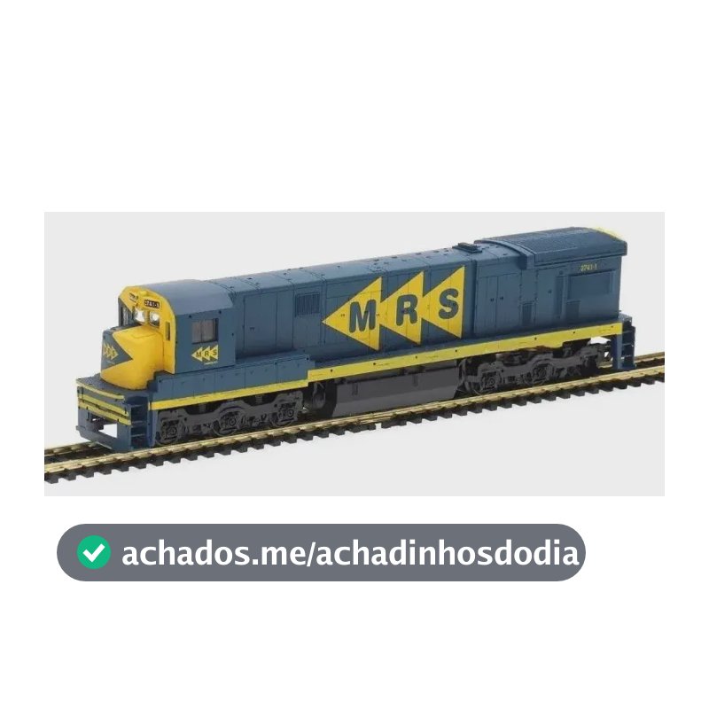 Locomotiva Frateschi C30-7 MRS 3741-1 Escala HO 1/87 Metal Plástico