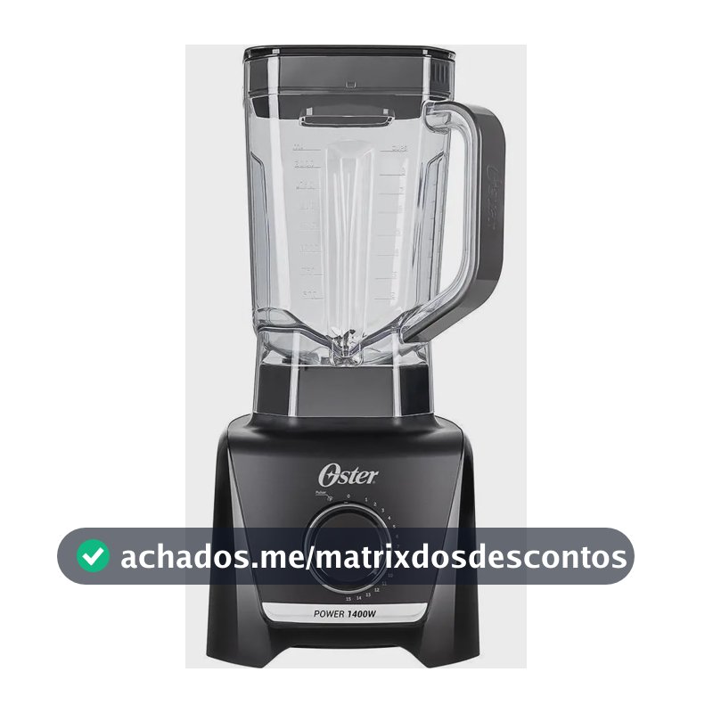 Liquidificador Oster OLIQ610 1400w Full 3,2L Cor Preto
