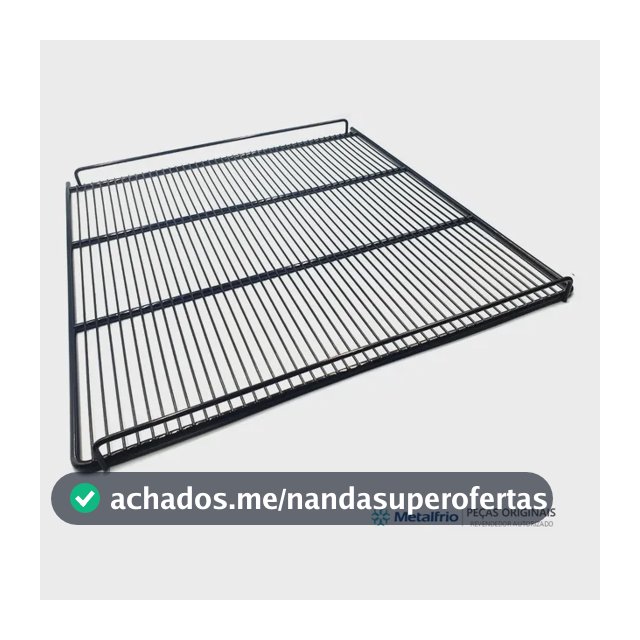 Grade Prateleira Cervejeira Metalfrio Preta Vn50 Vb52 Vf50