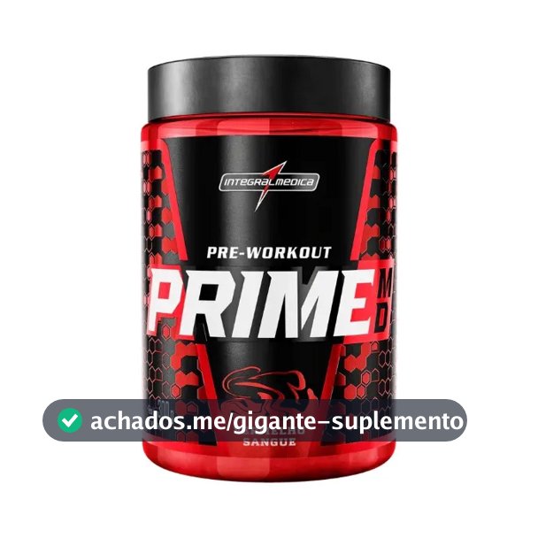 Pré-Treino Prime MD Frutas Vermelhas 300g Integralmédica