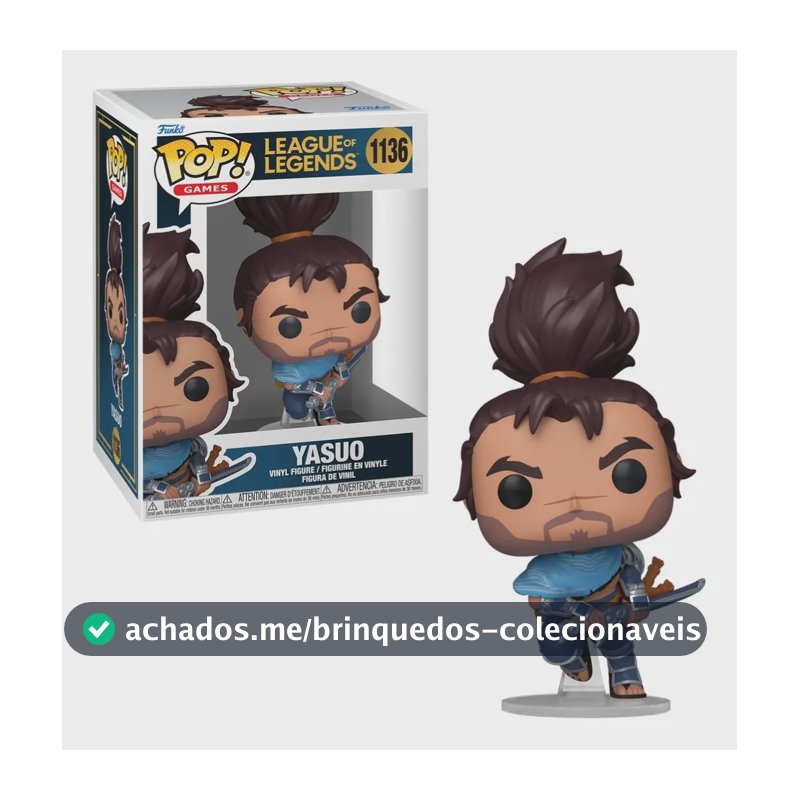 Boneco Funko Pop! League Of Legends - Yasuo