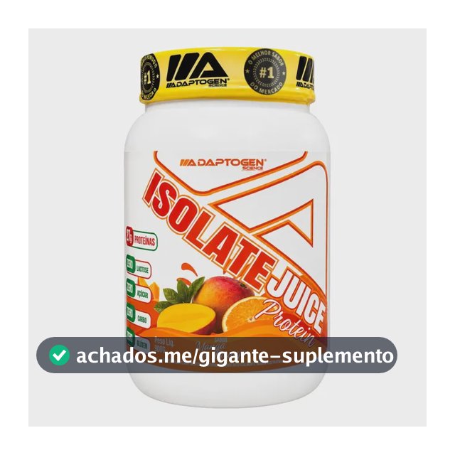Isolate Juice Protein Adaptogen 900g Manga E Laranja