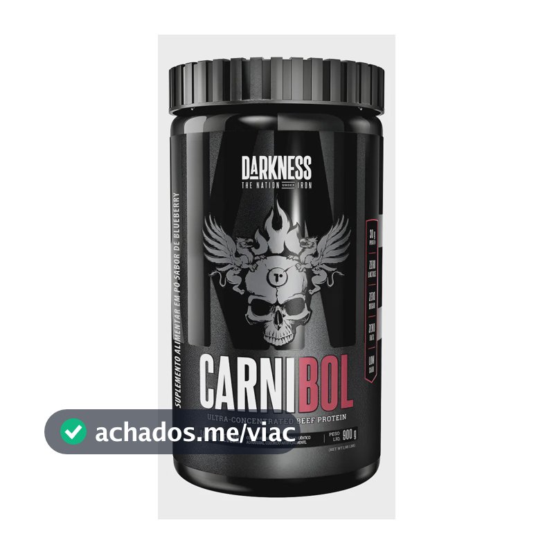 Carnibol Blueberry 900g - Darkness Proteina Isolada Da Carne Blueberry