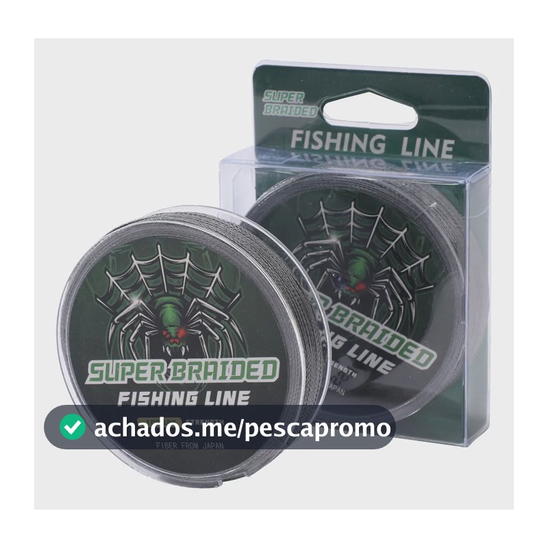 Linha De Pesca Multifilamento 100m Pe 4 Fios Supertração Cinza-0.23mm-11kg-2.0