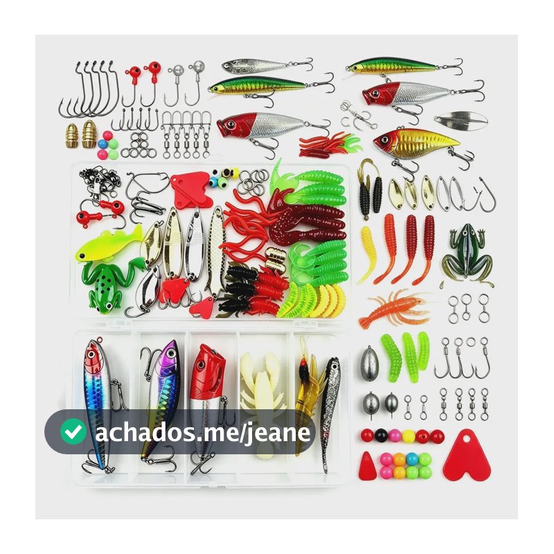 71 Pcs Isca Artificial Para Pesca Tucunaré, Traíra E Tilápia