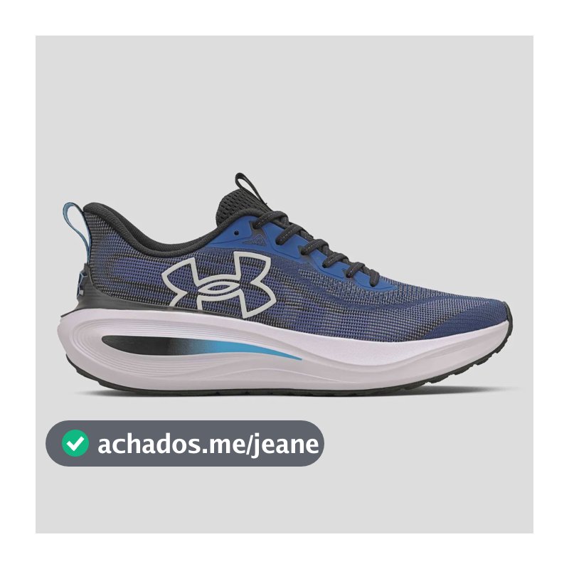 Tênis Masculino Charged Skyline 5 Under Armour Azul Liso 42 Br