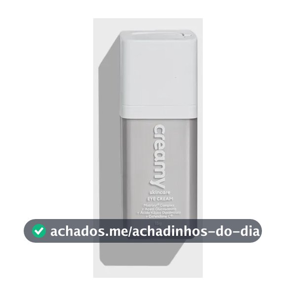 Creamy Skincare Eye Cream 15g | Ação Anti-Idade, Peles com Manchas, Atenua Coloração Escura das Olheiras, Sem Fragrância | Uso Diurno e Noturno, Todos os Tipos de Pele