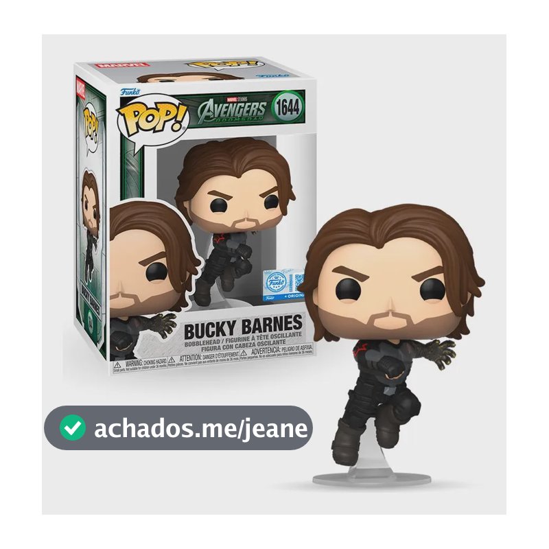 Boneco Funko Pop! Marvel Vingadores Dr Destino Bucky Barnes