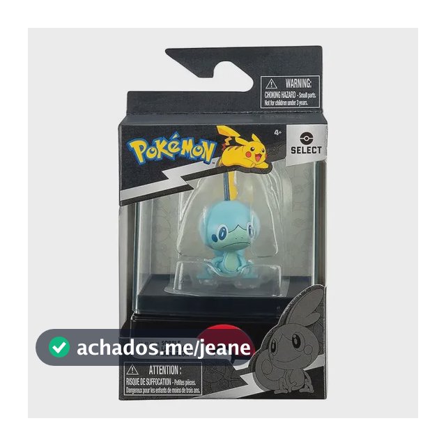 Pokémon Figura De Batalha Com Case Sobble - Sunny