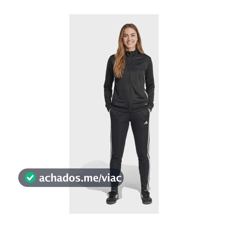 Calça adidas Femininatreino Tr 25 Essentials Longa Preto E Branco G