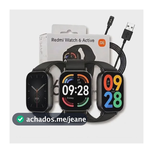 Redmi Watch 6 Active Xiaomi Lançamento Original Global 2026 Preto
