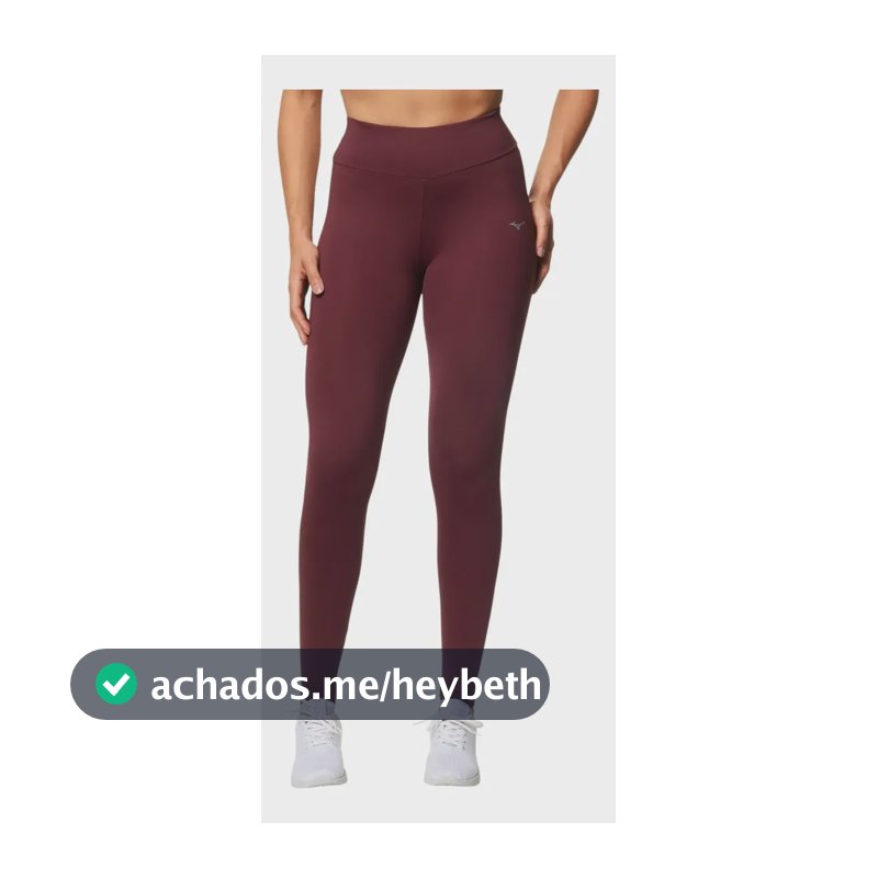 Calça Legging Feminina Para Esporte Essence Mizuno Vinho Liso M