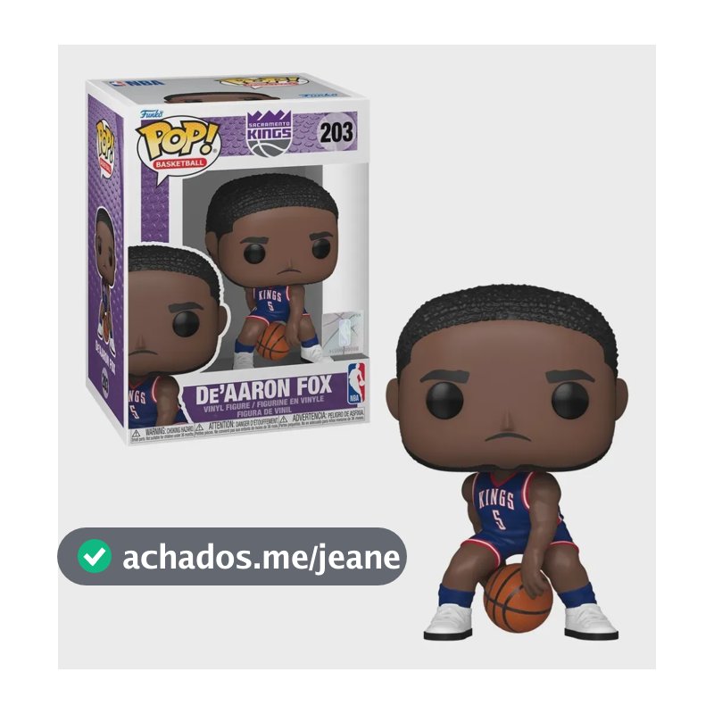 Boneco Funko Pop! Nba Kings - De'aaron Fox