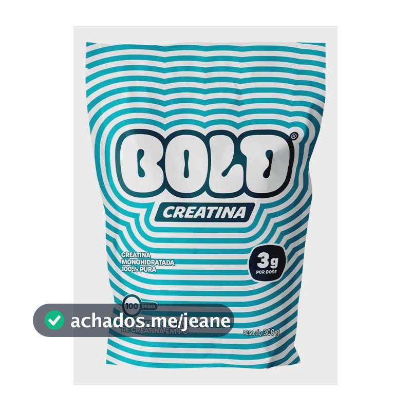 Creatina Bold Snacks em pó Sem sabor x 300g
