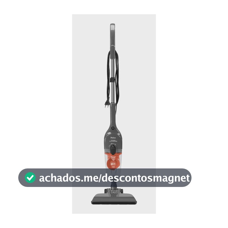 Aspirador De Pó Vertical 2 Em 1 1400w Philco Pas1550c Cor Cinza 127v