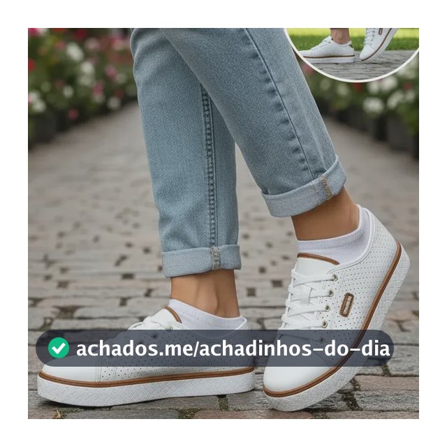 Tênis Feminino Moleca Sapatênis Casual Original