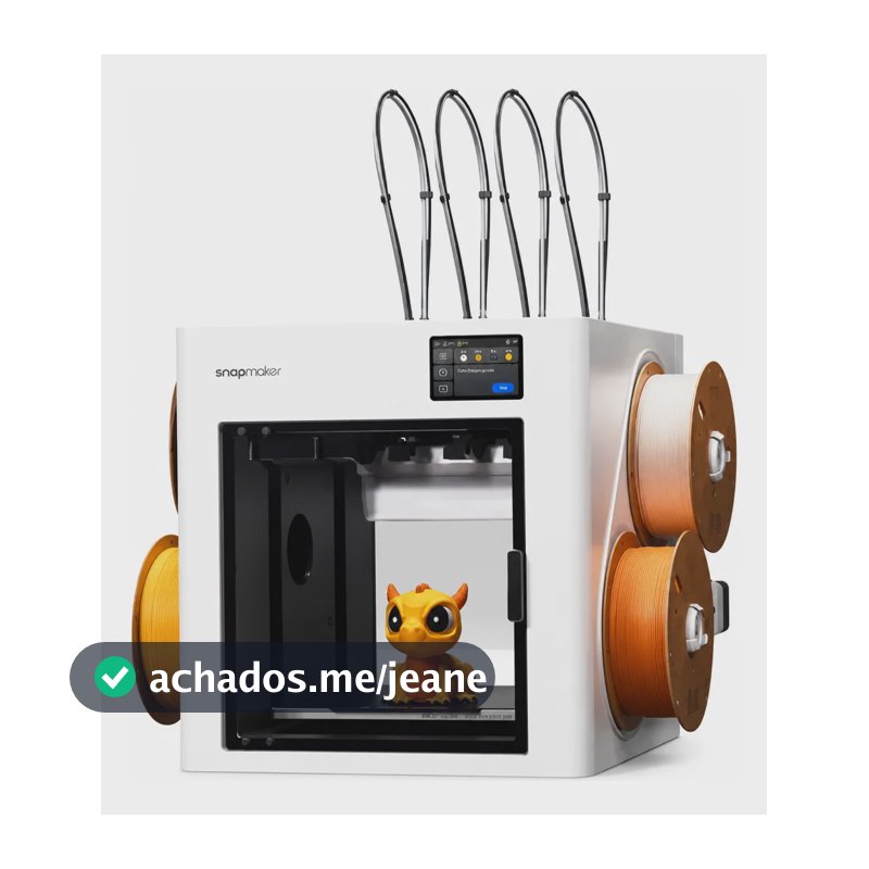 Impressora 3d Snapmaker U1 2kg Filamentos 4 Cores 110/220v 127/220v Branco