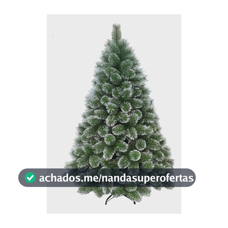 Árvore De Natal Pinheiro Neve 1,80m 360 Galhos Pom Pom Verde Com Pontas Nevada Grande Pinheiro Toque De Neve Cheia Luxo LuvinCo