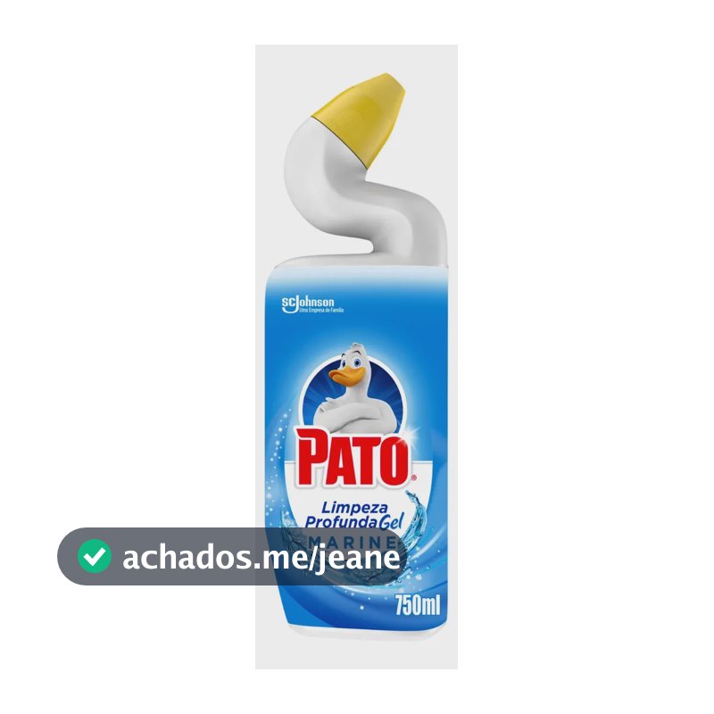 Desodorizador de Vaso Sanitario Pato Limpador Gel Desinfetante Marine 750ml