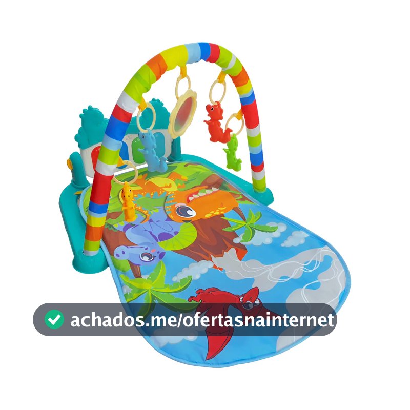 Tapete de Atividades Para Bebê Piano Play Funny Dino Maxi Baby