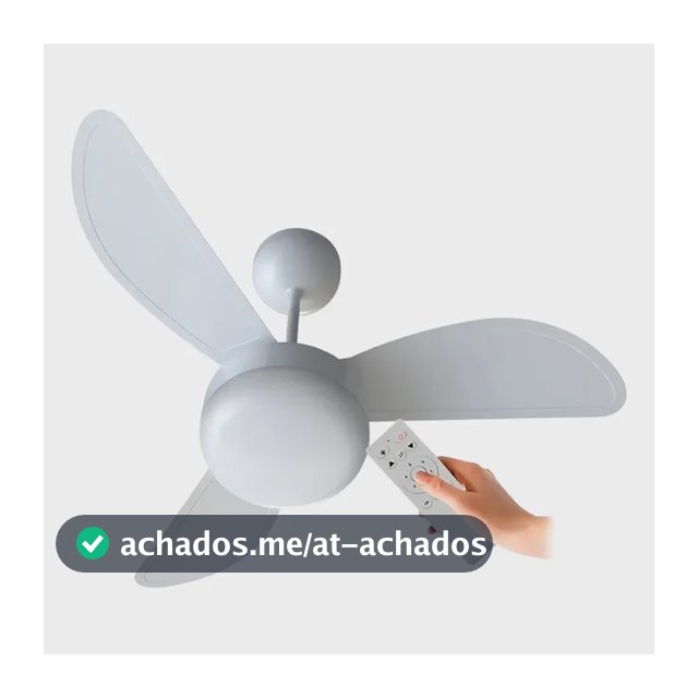 Ventilador De Teto C/ Controle 6 Vel. Fenix Ventisol