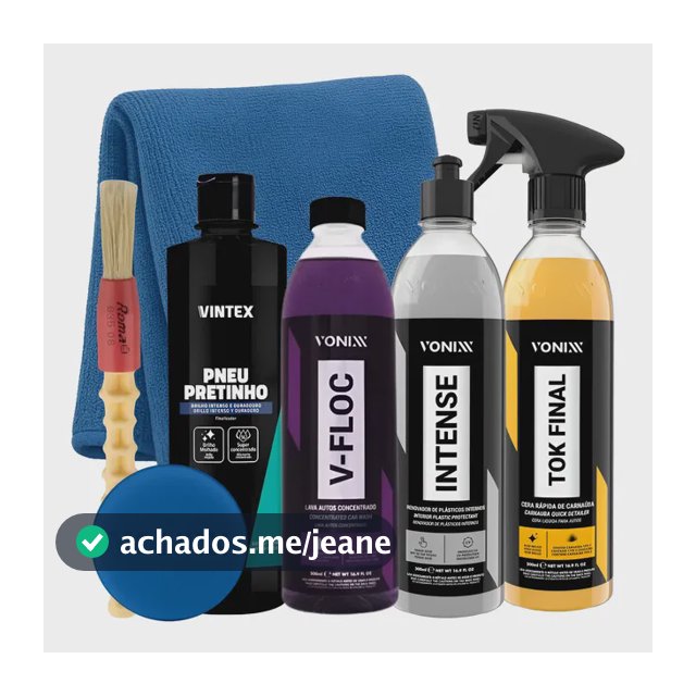 Kit Shampoo V-floc Cera Tok Final Intense Vonixx Pretinho