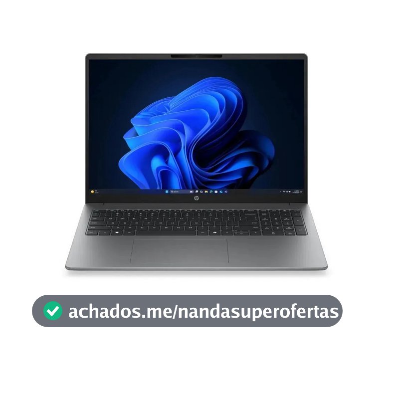 Notebook HP 200 G2i Intel Core 5-120U 16" Intel Graphics RAM 8GB (1x8GB) DDR5 5200 SSD 512GB PCIe4x4 Windows 11 Home SL - E30QFAT#AK4