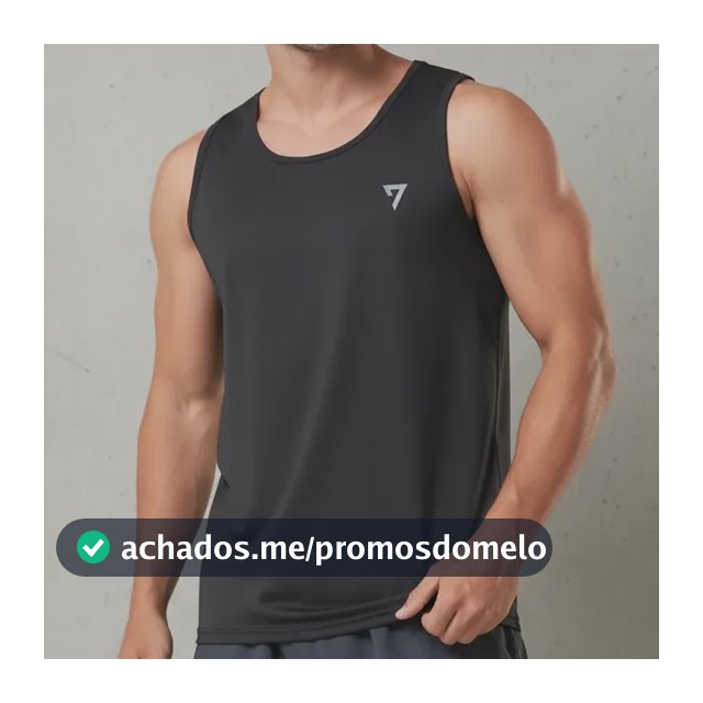 Regata Dry Fit Lisa Camiseta Masculina Academia Treino